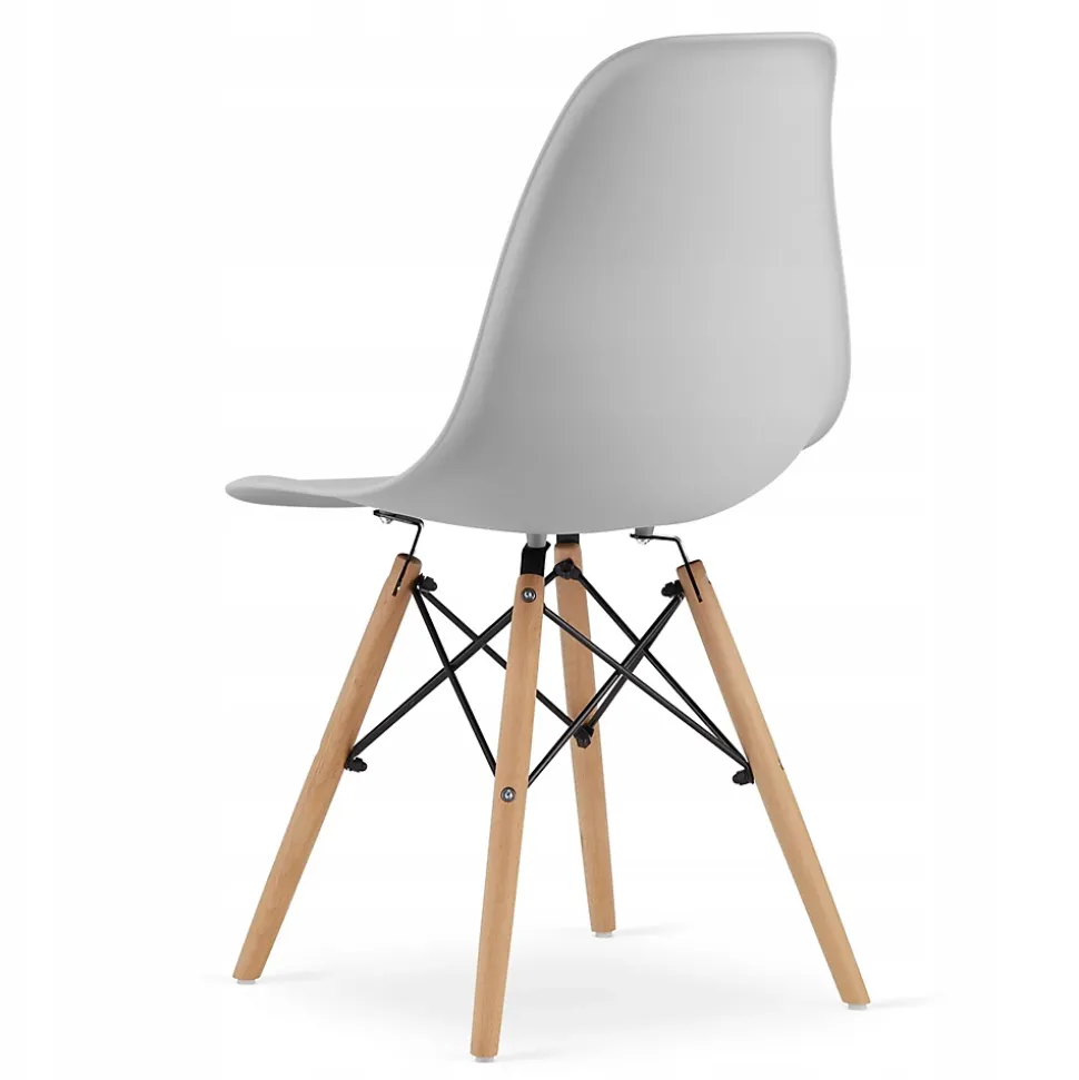Ensemble table Valora KOVA 60 : table ronde blanche + 2 chaises grises