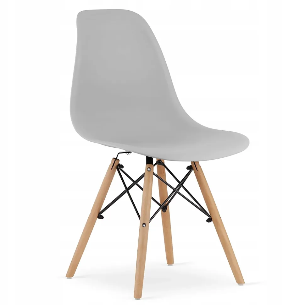 Ensemble table Valora KOVA 60 : table ronde blanche + 2 chaises grises