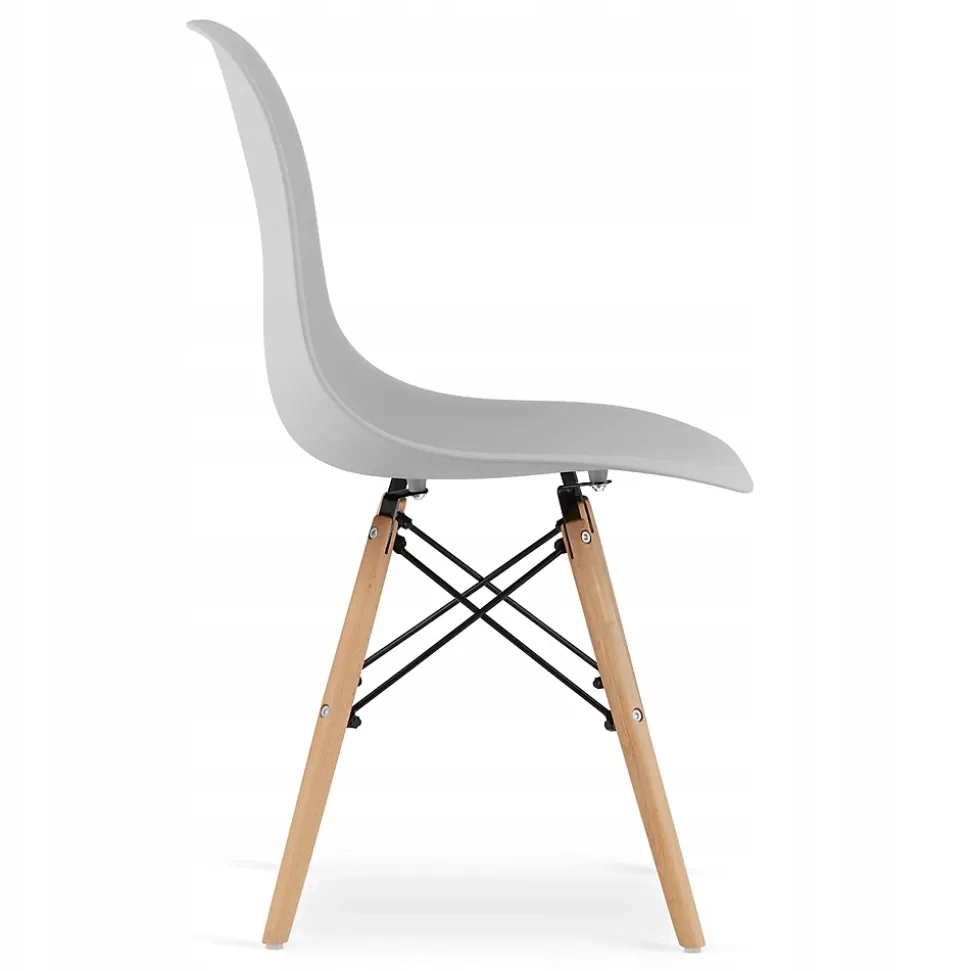 Ensemble table Valora KOVA 60 : table ronde blanche + 2 chaises grises
