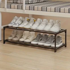 Etagere à chaussures 2 niveaux pour 8 paires