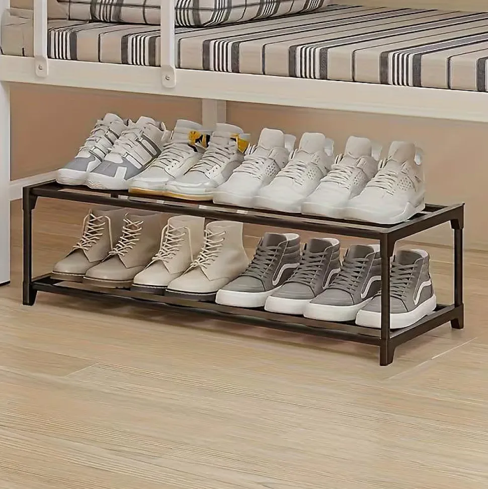 Etagere à chaussures 2 niveaux pour 8 paires