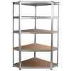 Etagere d Angle Galwix en Acier Galvanise 90cm x30cm x180cm