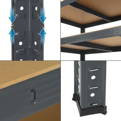 Etagere d'Atelier - 200x100x60 cm - jusqu'a 875 kg - Anthracite
