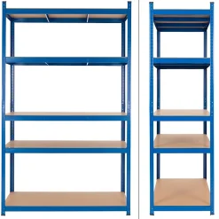 Etagere de Rangement - 200x100x60 cm - Capacite max. 875 kg - 5 Plateaux MDF