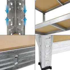 Etagere de Rangement - 170x70x30 cm - Charge jusqu'a 350kg