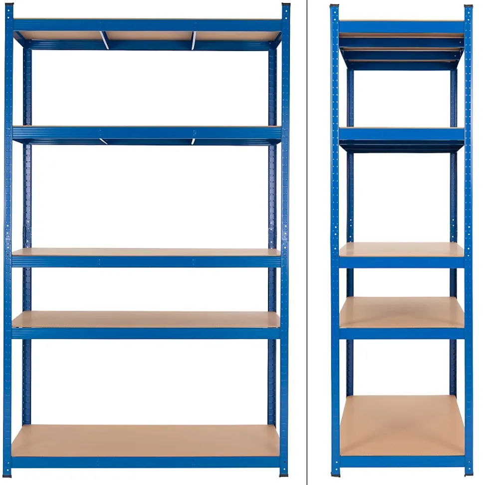 Etagere de Rangement - 200x100x50 cm - Capacite max. 875 kg - 5 Tablettes MDF