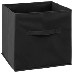 Etagère 6 cases avec 6 boîtes de rangement Mix N' Modul noir - Noir- 5five