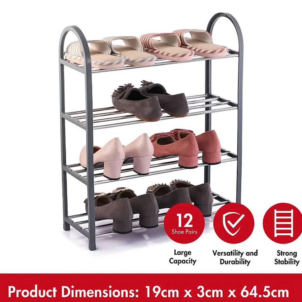 Etagère à chaussure 4 niveaux Herzberg HG04500
