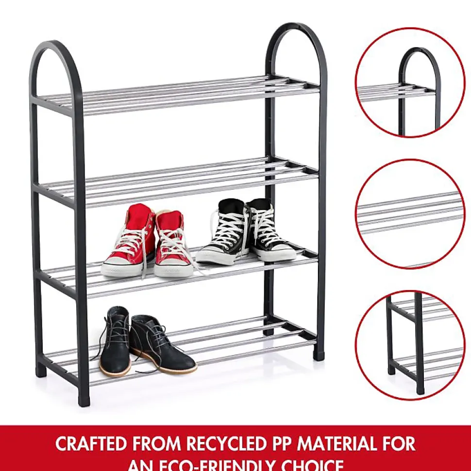 Etagère à chaussure 4 niveaux Herzberg HG04500
