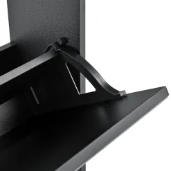 Etagère à Chaussures Vogar Miroir 67 x 63 x 17 cm Noir en.casa