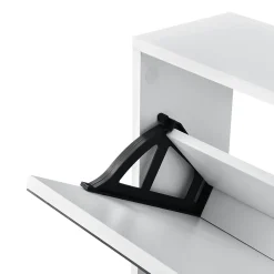 Etagère à Chaussures Vogar Miroir 67 x 63 x 17 cm Blanc en.casa