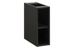 Etagère - extension de salle de bain suspendue XILO NOIR 20 cm