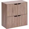 Etagère 4 portes Mix'n Door bois clair - Beige- 5five