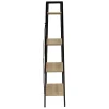 Etagère 4 tablettes en bois et métal Savannah 34 cm