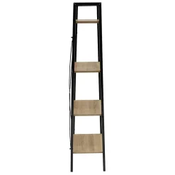 Etagère 4 tablettes en bois et métal Savannah 34 cm