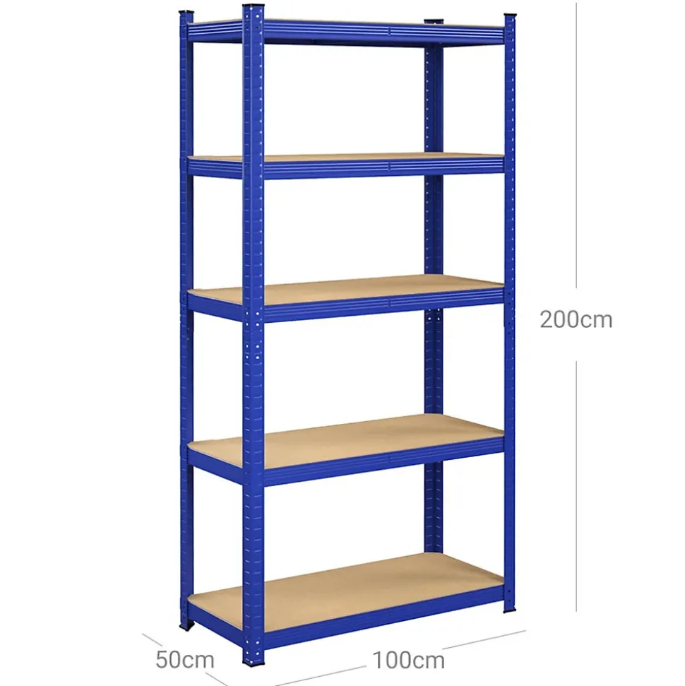 etagère charge lourde metallique 200 x metal bleu Helloshop26