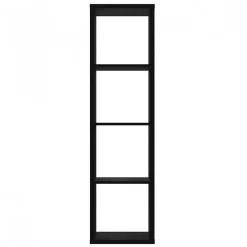 Etagère colonne 4 casiers noir mat - CLASSICO