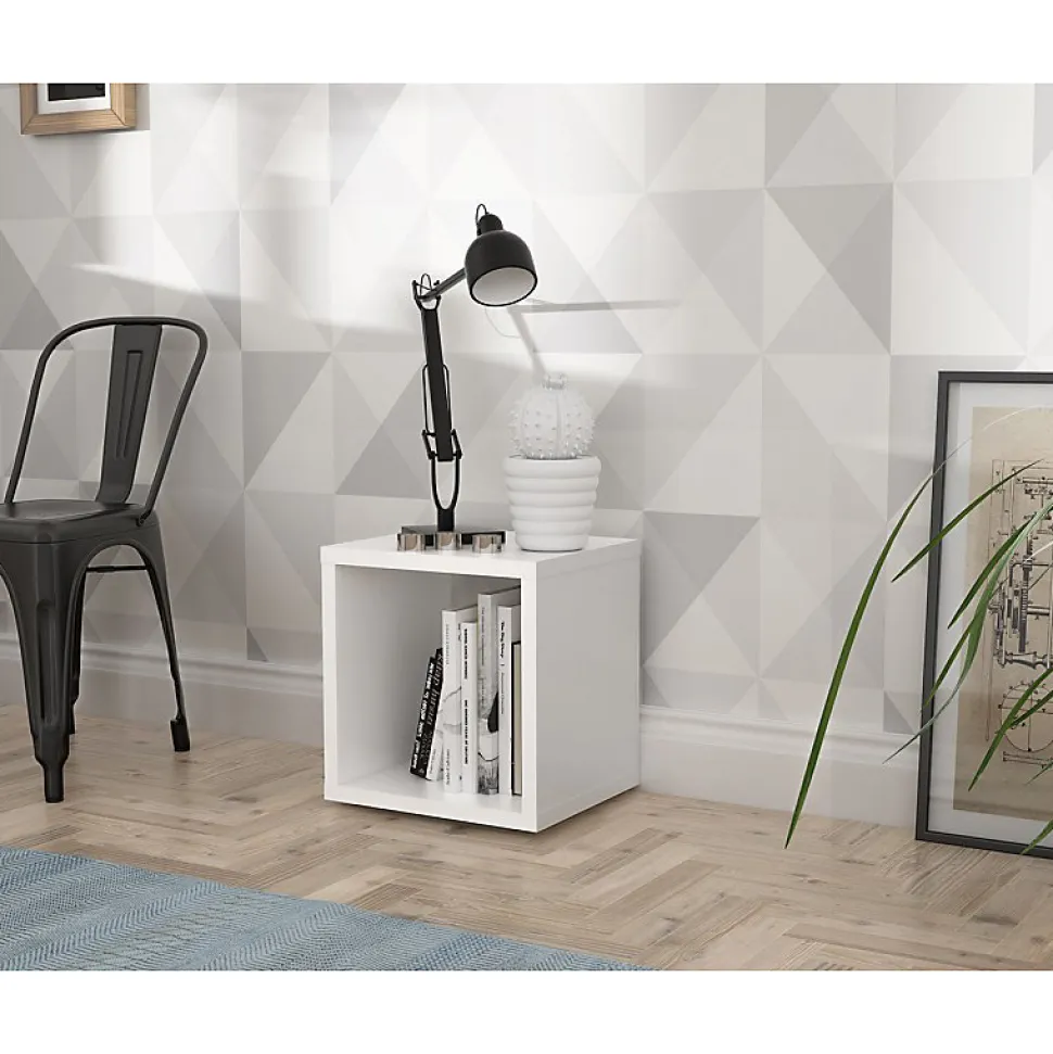 Etagère cube 1 casier blanc mat - CLASSICO