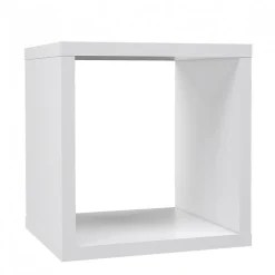 Etagère cube 1 casier blanc mat - CLASSICO