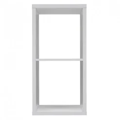 Etagère cube 2 casiers blanc mat - CLASSICO