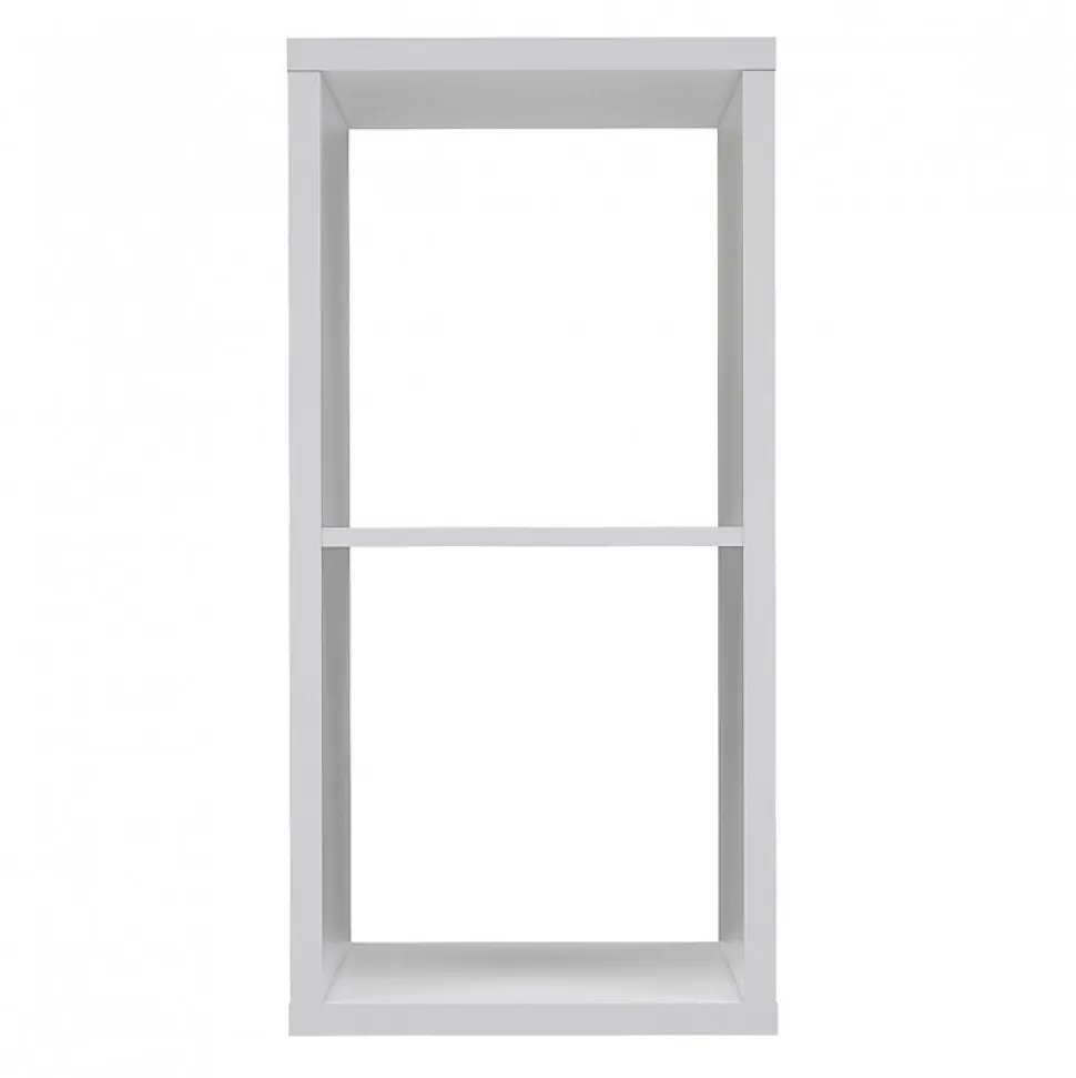 Etagère cube 2 casiers blanc mat - CLASSICO