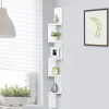 Etagère d'angle design contemporain zig zag 5 niveaux