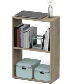 Etagère de bureau 2 niveaux coloris cambrian - Hauteur 75 x Longueur 50 x Profondeur 24.5 cm