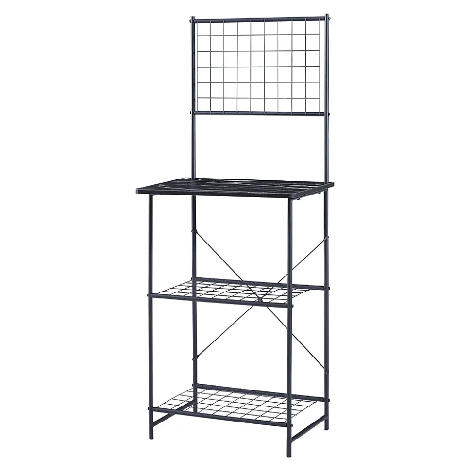 etagère de cuisine 150 x 60 noir Helloshop26