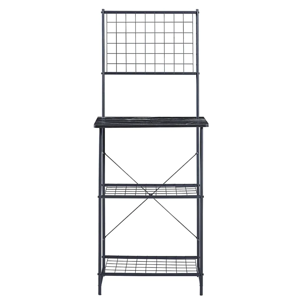 etagère de cuisine 150 x 60 noir Helloshop26