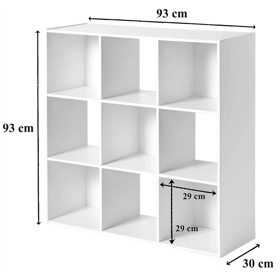 Etagère de rangement 9 cases ENS