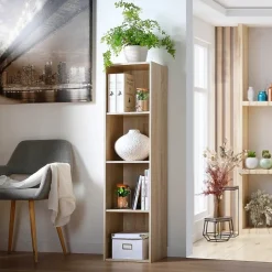 Etagère de Rangement 4 Cases - H122 cm