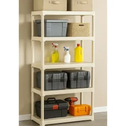 Etagère de Rangement 5 niveaux 150 kg Résistant Art Plast