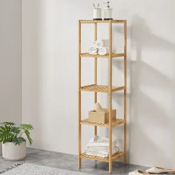 Etagère de rangement Lierne 33 x 33 x 140 cm en.casa