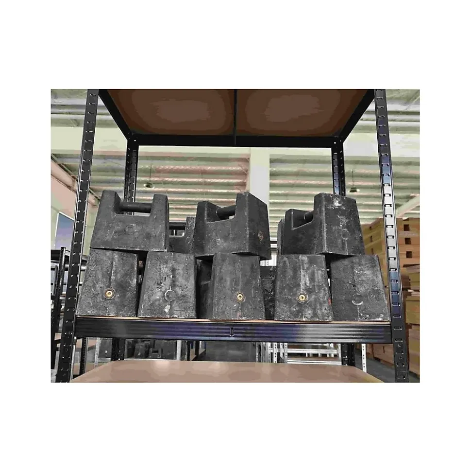 Etagère de Rangement Métal Noire 90 x 60cm x H180cm Haute qualité Charges lourdes 1500kg 5 Plateaux Bois INTEC