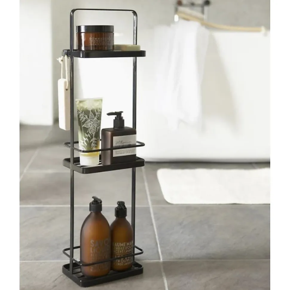 Etagère de salle de bain à 3 niveaux - H67 cm