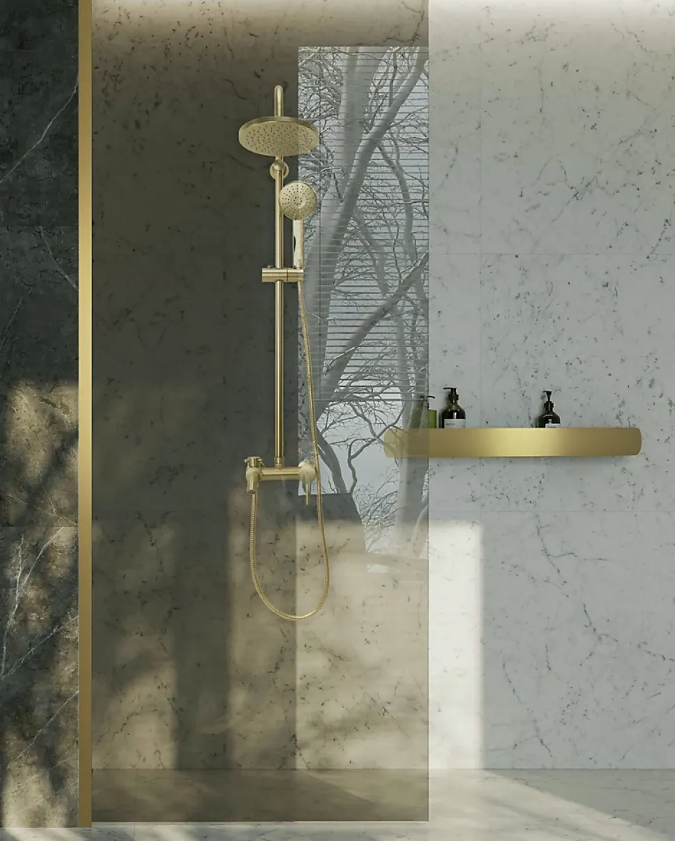 ETAGÈRE DE SALLE DE BAIN REA SF03-600-BG BRUSH GOLD