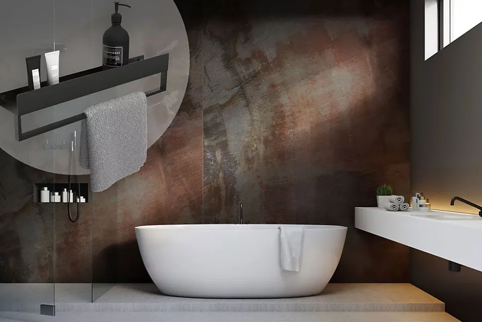 ETAGÈRE DE SALLE DE BAIN REA SF01-600-B BLACK