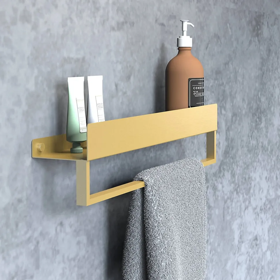 ETAGÈRE DE SALLE DE BAIN REA SF01-600-BG BRUSH GOLD