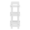 Etagère de Salle de Bains en MDF Blanc Moderne 74x28x20 cm Rebecca Mobili