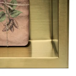 ETAGÈRE DE SALLE TUTUMI 30X60X10 BRUSH GOLD