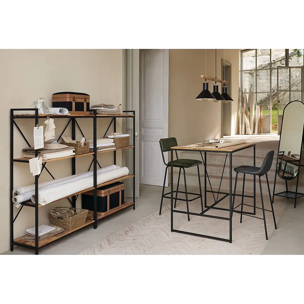 Etagère Edena avec structure en métal - 4 étages