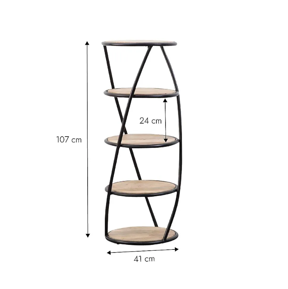 Etagère en bois de manguier Mykonos