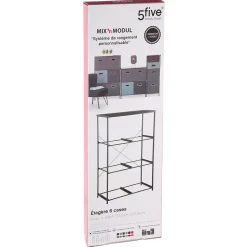 Etagère en métal Mix n' modul - H. 104,5