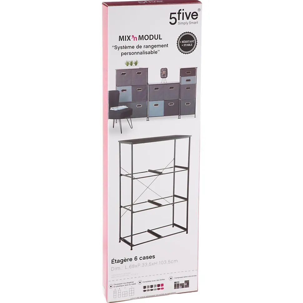 Etagère en métal Mix n' modul - H. 104,5