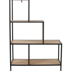 Etagère escalier en métal et bois Edison 80x30x112 cm