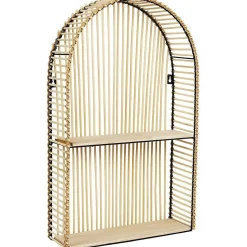 Etagère fenêtre en métal et MDF Java