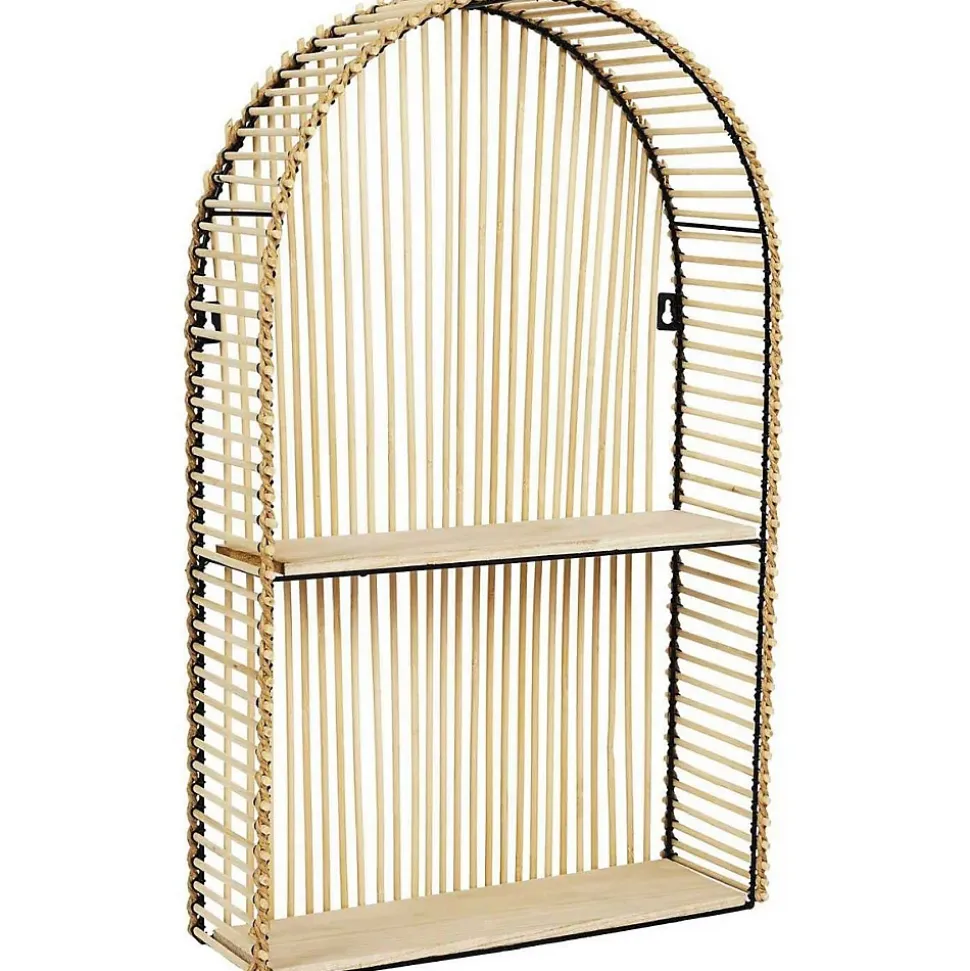 Etagère fenêtre en métal et MDF Java