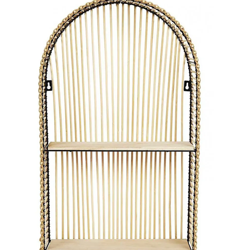 Etagère fenêtre en métal et MDF Java