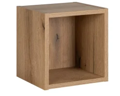 Etagère haut de salle de bain suspendue NOVA OAK 27 x 28 cm