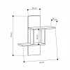Etagère murale 2 tablettes H70 cm - MILL